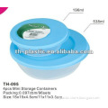 Round small plastic containers,small plastic container with lids
